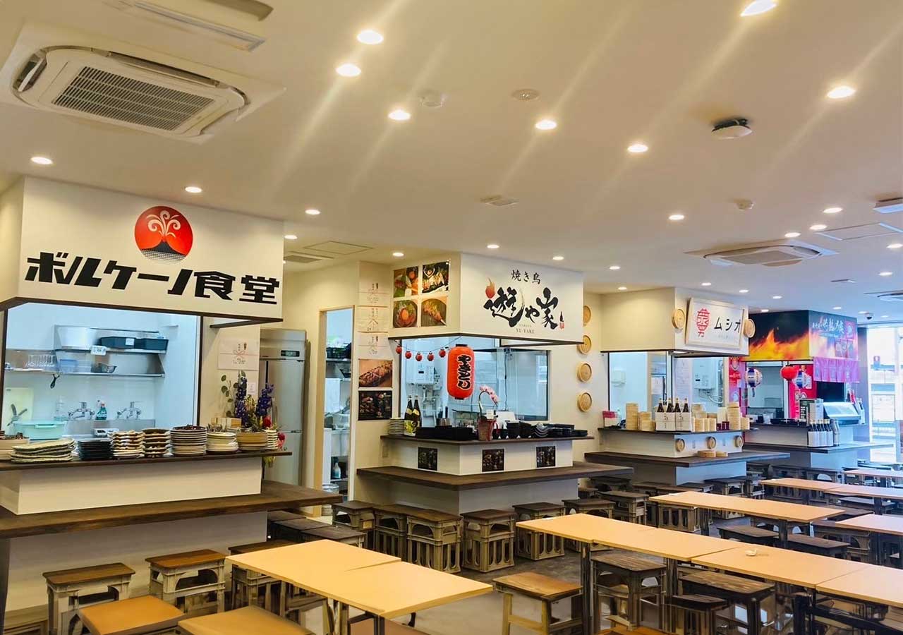 南国かごしま屋台村キシャバノ横丁内装